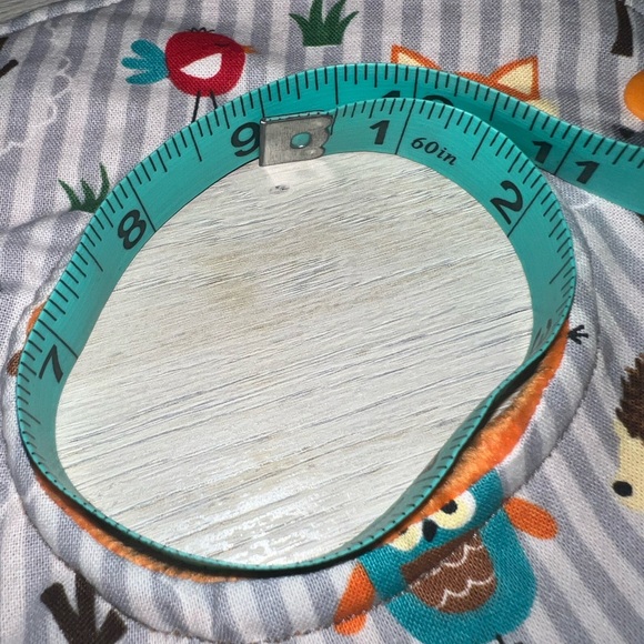 NEW 🪡 Handmade Woodland Creatures Baby to Toddler Bib and Burp Cloth Set - Picture 8 of 9